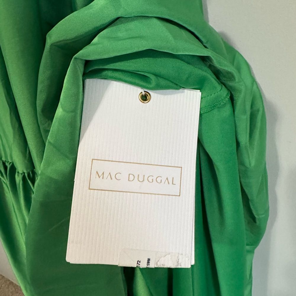 Mac Duggal Ruffle Tier Halter Maxi Dress - Picture 7 of 8